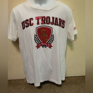 Victoria’s Secret PINK USC Trojans Sequins T-Shirt Size Large✨FINAL PRICE DROP!✨